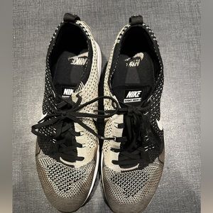 Nike Flyknit Racer G Golf Oreo Black White Knit size 10.5